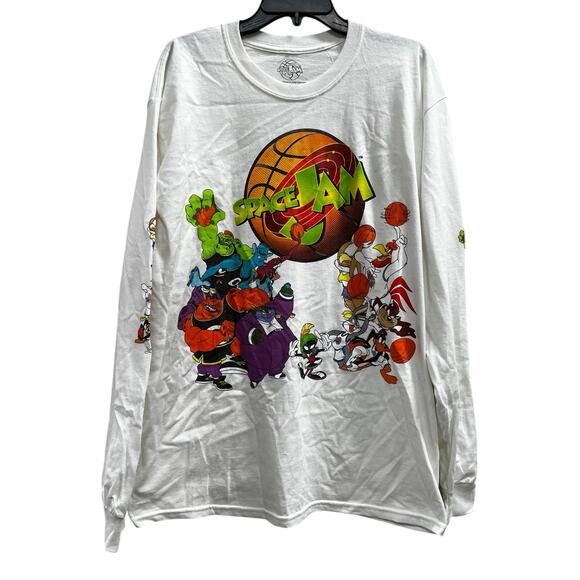 PacSun Space Jam long sleeve logo tee NWT Sz XL - Picture 1 of 6
